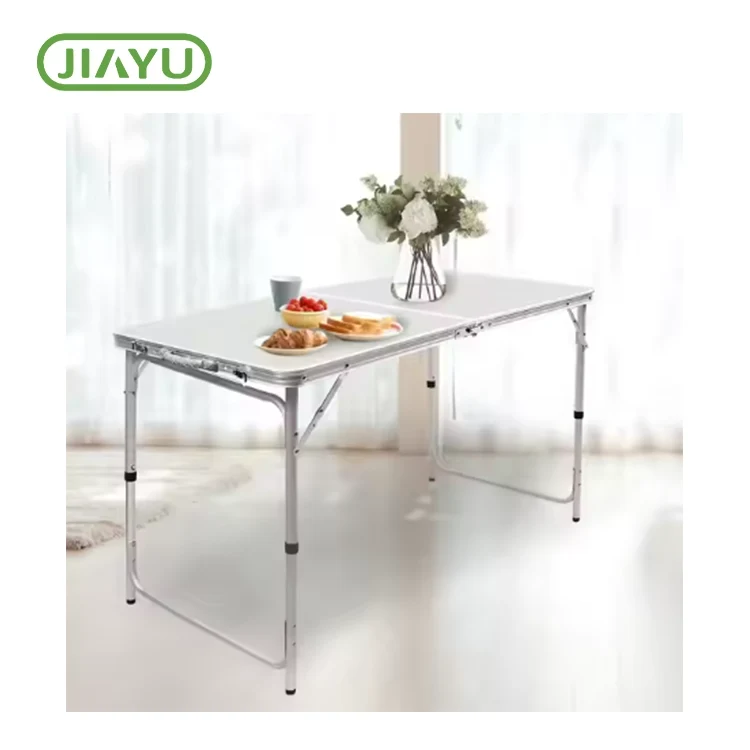 פּאָרטאַטיוו פאָלדינג אַלומינום טיש